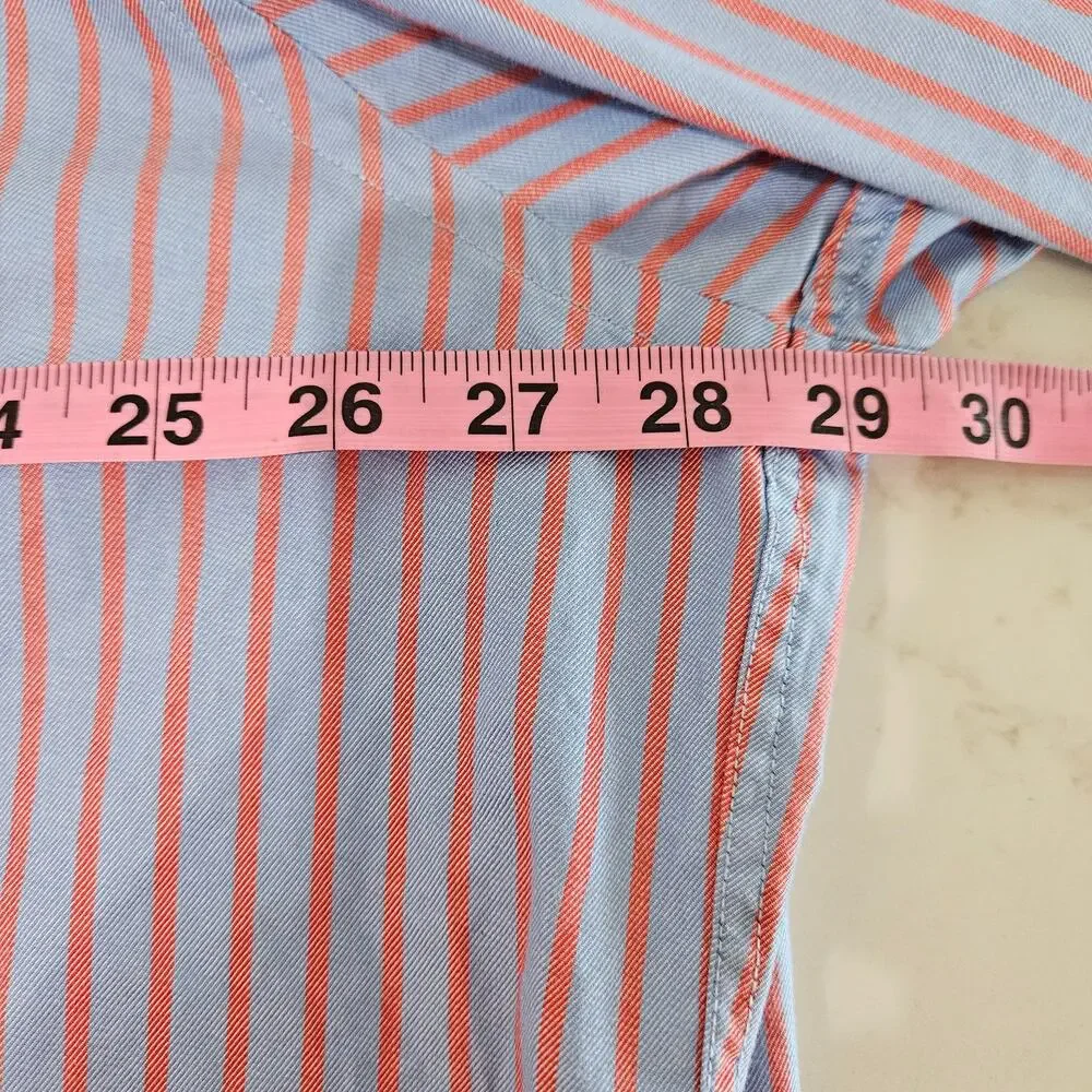 Men's Peter Millar Long Sleeve Botton Down Dress Shirt, Size XXL - Picture 7 of 8